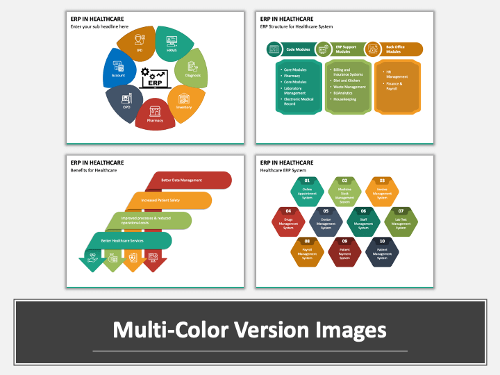 ERP in Healthcare PowerPoint and Google Slides Template - PPT Slides