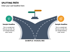 Splitting Path PowerPoint and Google Slides Template - PPT Slides