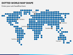 Dotted World Map PPT Slide 1