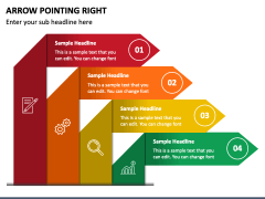 Arrow Pointing Right PPT Slide 2