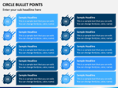 Circle Bullet Points for PowerPoint and Google Slides - PPT Slides