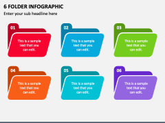 6 Folder Infographic PPT Slide 2
