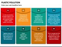 Plastic Pollution PowerPoint And Google Slides Template - PPT Slides