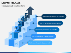 Step Up Process PowerPoint and Google Slides Template - PPT Slides