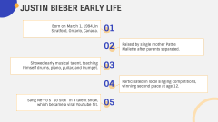 Free - Justin Bieber PowerPoint and Google Slides Template - PPT Slides
