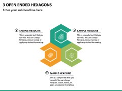 3 Open Ended Hexagons PPT Slide 2