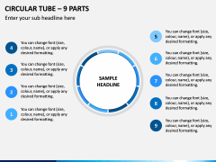 Circular Tube – 9 Parts PPT Slide 1