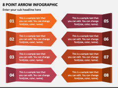 8 Point Arrow Infographic PPT Slide 1