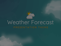 Weather Forecast Slides Animated Presentation - SketchBubble