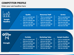 Competitor Profile PPT slide 1