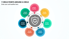 7 Circle Points around a Circle PPT Slide 1