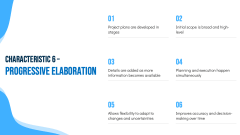 Project Characteristics PPT Slide 8
