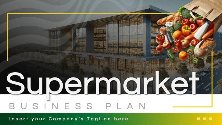 Supermarket Business Plan PPT Slide 1
