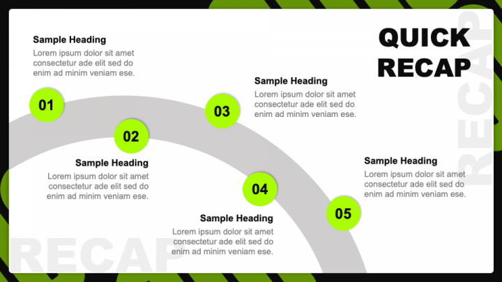 Quick Recap Slides for PowerPoint and Google Slides - PPT Slides