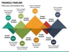 Triangle Timeline Free PPT Slide 2