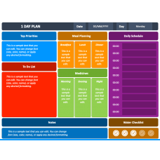 24 Hour Loop PowerPoint Template - PPT Slides