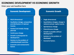 economic growth vs economic development essay