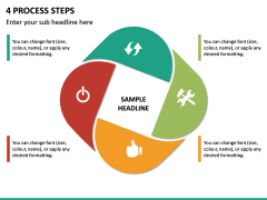 4 Process Steps PPT Slide 2