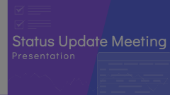 Project Status Update Meeting Animated Presentation - SketchBubble