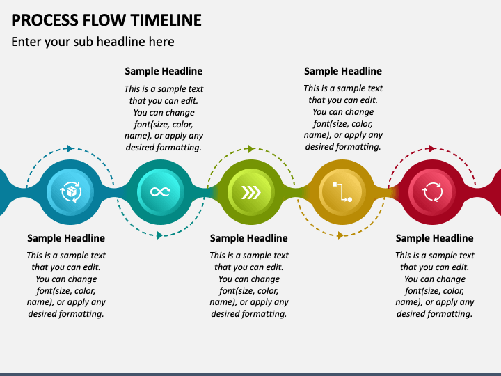 Process Flow Timeline PPT Slide 1