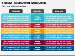 2 Things - Comparison Infographic PPT Slide 1