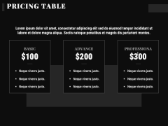 Minimal Black Presentation PPT Slide 11