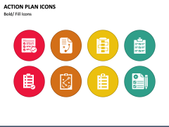 Action Plan Icons PPT Slide 1
