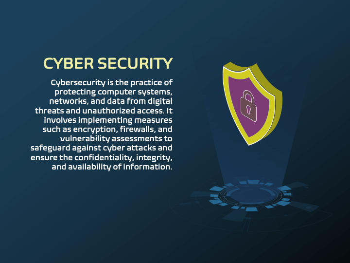 Animated Cyber Security PPT Slide 1