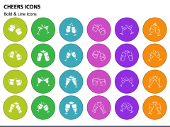 Cheers Icons For PowerPoint And Google Slides - PPT Slides