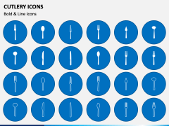 Cutlery Icons PPT Slide 2