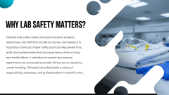 Chemistry Lab Safety Briefing Slides PPT Slide 2