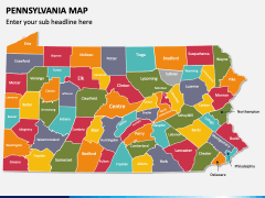 Pennsylvania Map PPT Slide 3