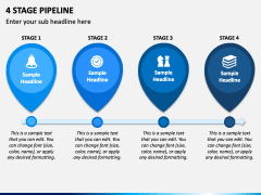 4 Stage Pipeline PPT Slide 1