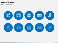 QR Code Icons PPT Slide 1