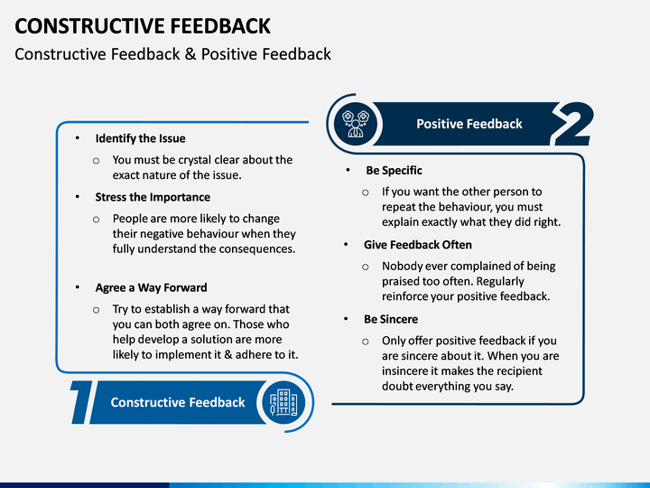 presentation constructive feedback examples