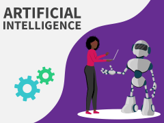 Artificial Intelligence Graphics PPT Slide 4
