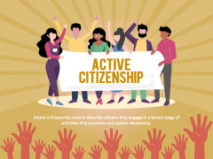 Active Citizenship PowerPoint And Google Slides Template - PPT Slides