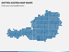 Dotted Austria Map PPT Slide 1