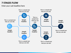 7 Stages Flow PPT Slide 1