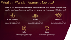 Wonder Woman Presentation Theme PPT Slide 5