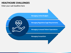 Healthcare Challenges PPT Slide 1