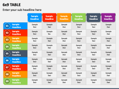 6x9 Table for PowerPoint and Google Slides