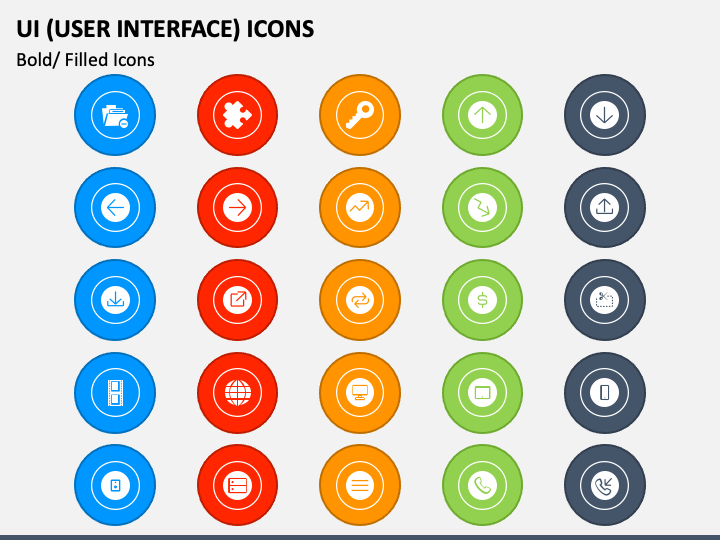Catalogo - Ícones Interface do usuário e gestos