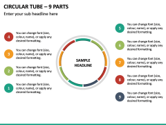 Circular Tube – 9 Parts PPT Slide 2