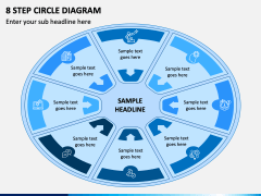 8 Step Circle Diagram PPT Slide 1