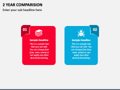 2 Year Comparision PPT Slide 2