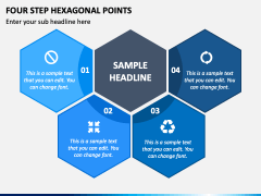 Four Step Hexagonal Points PPT Slide 2