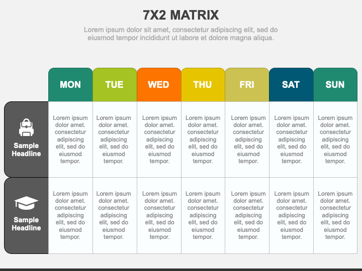 7x2 Matrix PPT Slide 1