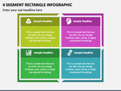 4 Segment Rectangle Infographic PPT Slide 1