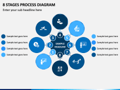 8 Stages Process Diagram PPT Slide 1